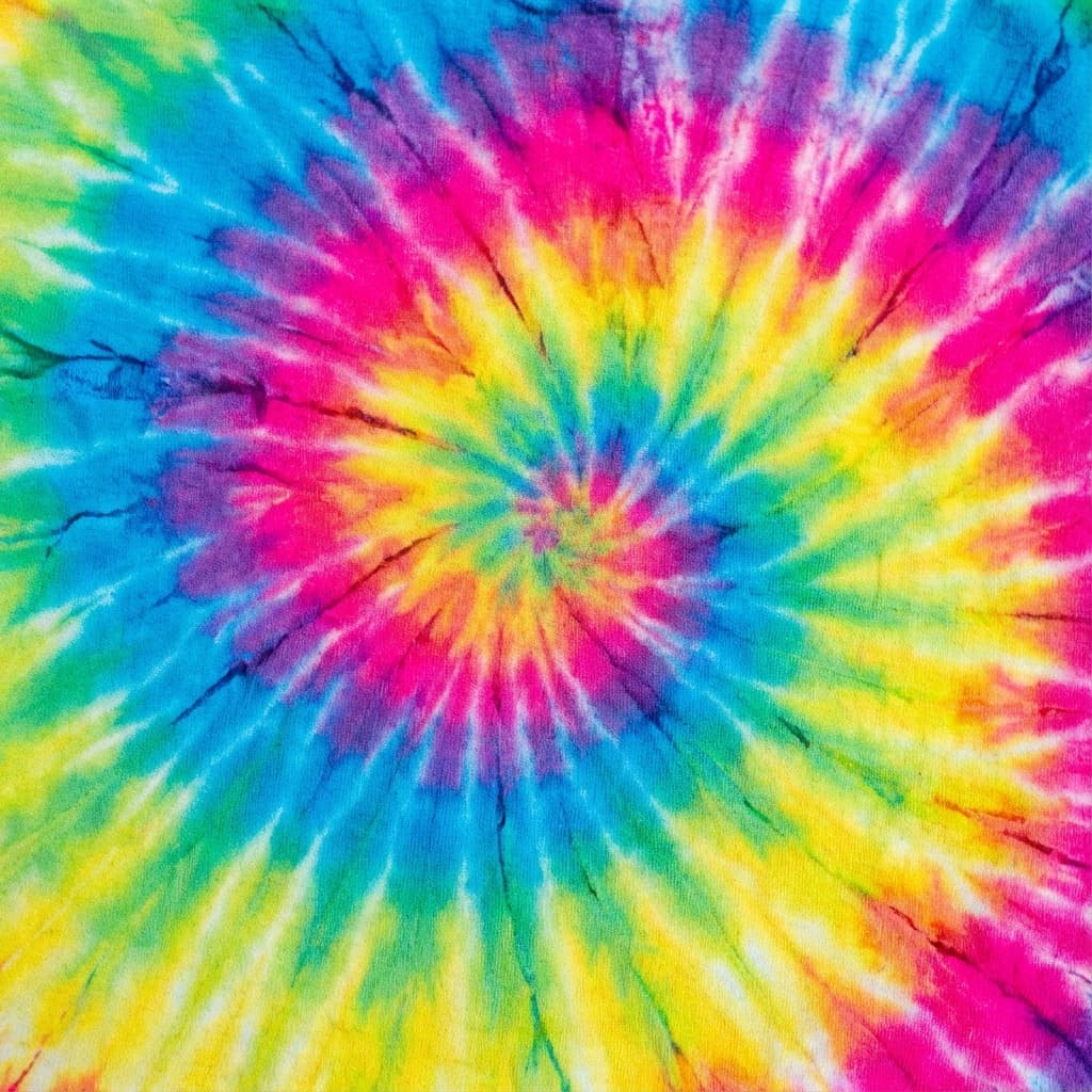 A close-up of a tie-dye pattern on a shirt. - Tie-Dye Dyeing by Shoeb Dyeing Service(Fabric Dyer)